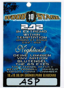 Woodstage Festival-Backstagepass